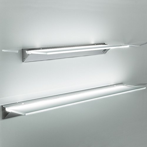 SO-TECH® LED Leuchtregal SARA Leuchtfarbe neutral weiß (4000K) Leuchtboden Glasbodenleuchte 500 mm