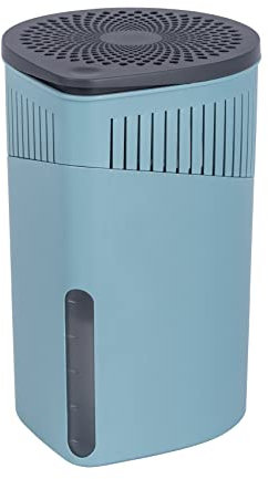 WENKO Raumentfeuchter Mod. Drop nachfüllbarer Luftentfeuchter für effektive Schimmelbekämpfung und Geruchsreduzierung 1 kg Granulatblock Türkis