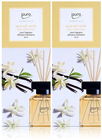 Essentials by Ipuro soft vanilla 50ml Raumduft Dufträume (2er Pack)