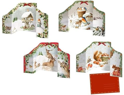 Mini-Adventskalender - Marjoleins Weihnachtspanorama