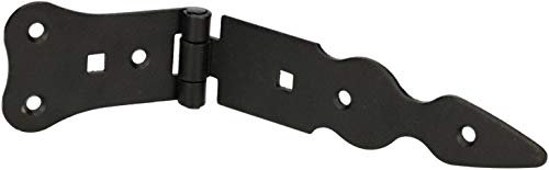 KOTARBAU® Cerniera 150 mm in Acciaio Inossidabile Nero Verniciato a Polvere per Porta e Cancello