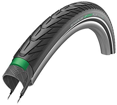 Schwalbe Unisex – Erwachsene Fahrradreife, Schwarz, Energizer Plus Perf, GreenGuard, TwinSkin 55-622-TwinSkin