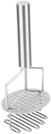Potato Mashers, Food Grade Stainless Dual Press Potato Masher with Handle, Fruit Vegetable Mashing Blender Tool, Dishwasher Safe, Easy to Clean