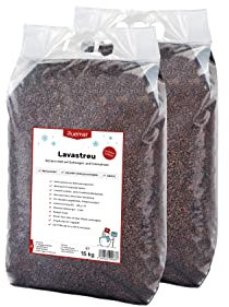 Lavastreu 2x 15 kg Sack Umweltfreundlich Streugranulat als Streusalz Ersatz Salzfrei 1-5 mm Körnung