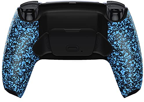 eXtremeRate Rise 2.0 Remap Kit Programmabile per ps5 Controller BDM-010/020,Palette Back Button Cover Posteriore per ps5 Joystick,2 Tasti Aggiuntivi per Joypad-Blu Antiscivolo