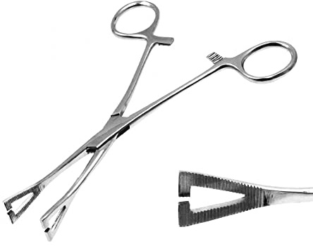 Pinzas para perforación, pinzas de acero quirúrgico, abrazadera para tabique/tabique/lengua/nariz/ombligo/oreja/herramienta de perforación dérmica, equipo, herramientas, pinzas-03