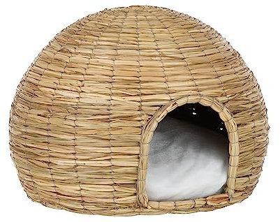 SONDEY Paris Prix Korb & Kissen für Katzen, Yumi, 47 cm, Natur
