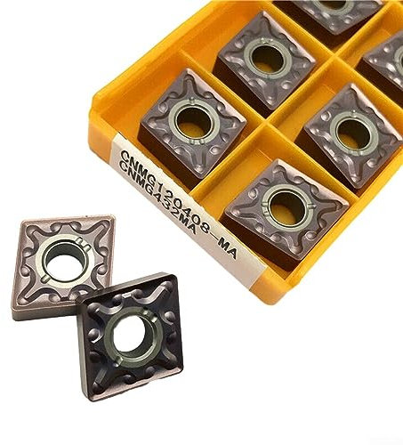 CNMG120408-MA CNMG432 MA Inserti di tornitura in carburo CNCN, 10 pezzi, per utensili di tornitura in acciaio inossidabile per tornio