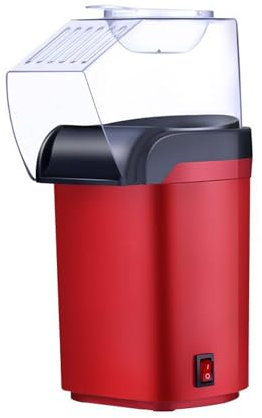SAAKO Máquina eléctrica para Hacer Palomitas de maíz, máquina para Hacer Palomitas de maíz de 1200W, sin Necesidad de Aceite, pequeña máquina doméstica de Palomitas Adecuada para niños y Adultos,A