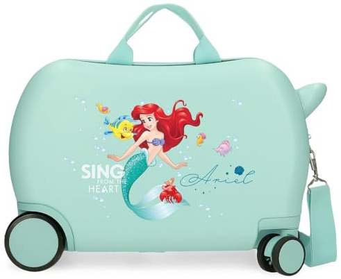Disney Princesses kabinväska rosa 38 x 55 x 20, Turkos (Ariel turkos), Barnväska