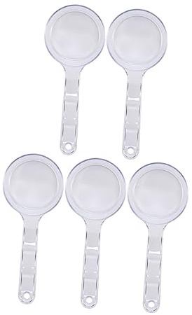Healeved Lot De 2 Masques Pour Le Visage En Polypropylène À Fond Plat Pour 5 Pièces X 2