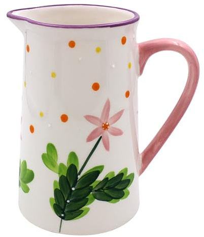 Lesser & Pavey Lynsey Johnstone Cosmos Carafe pour tous les types de cuisine | Carafe en céramique pour une utilisation multiple dans la cuisine | Belle carafe pour lait ou crème | Carafe pour un