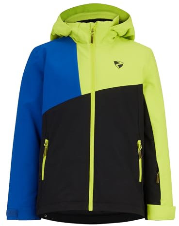 Ziener Kinder ANZO Ski-Jacke/Winterjacke | warm, atmungsaktiv, wasserdicht, black, 152