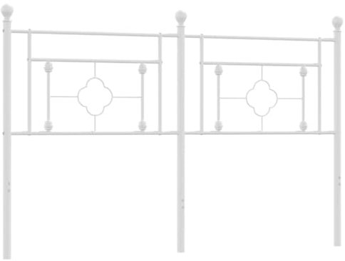 HETFTJN Rückenpolster Wand Wandkissen Kopfteil Bett Headboard for Bed - Kopfteil Metall Weiß 160 cm für Schlafräume Jugendzimmer Bett Gästezimmer
