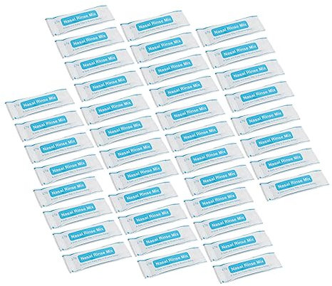 Healeved 80stücke Nasensalzpackungen Schnell Lösliches Iodfreies Feines Nasenspülsalz Zur Sanften Nasenreinigung Und Pflege Für Berufstätige Bei Staub Umwelteinflüssen Einzeln Verpackt