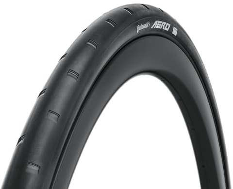 Continental Aero 111 Landsvägscykeldäck, slanglöst fällbart däck, svart (700 x 26 mm)