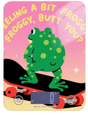 Frog Butt You - Bilancia digitale da cucina per perdita di peso, 5 kg/5 g, con 4 unità per cuocere espresso espresso peso digitale para comida