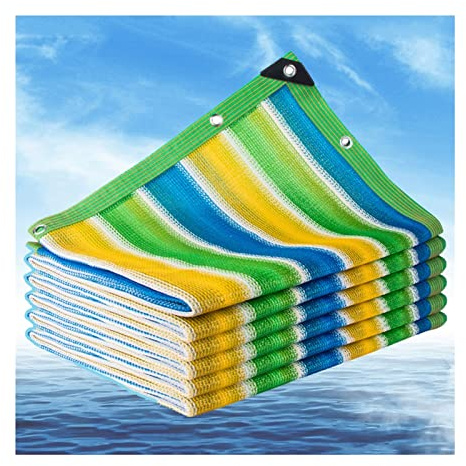 Tessuto ombreggiante 90% HDPE, protezione UV, parasole per serre, giardino, patio, prato, parcheggio, telo in rete traspirante, dimensioni: 6 x 10 m, uso esterno