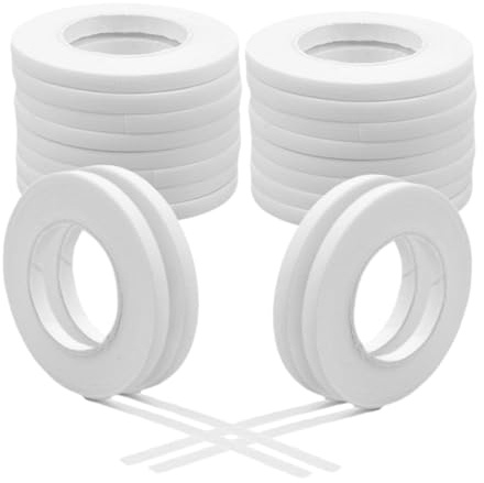 Rollo de Cinta para Extensiones de Pestañas 30 Rollos No Tejido Blanco | Salones de Maquillaje, Artistas Profesionales, Resistente al Desgarro y Transpirable, Piel Adhesivo