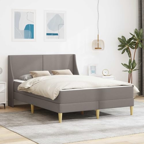 sephironlbb Sängram med madrass och huvudgavel av polyester, andas och slitstark, inklusive kallskum, fickfjädermadrass, ergonomisk med ribbotten, praktiskt förvaringsutrymme
