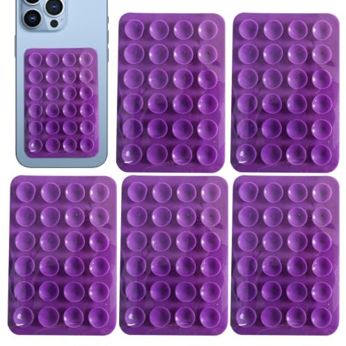 Halkfri sugpropp telefonmontering silikon sugning telefonmontering fodral | Halkfri självhäftande magnetisk telefonhållare telefontillbehör för selfies