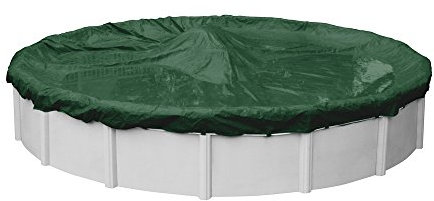 Pool Mate 3215-4-PM Winter Pool Cover, Heavy-Duty Green, 15 ft Above Ground Pools