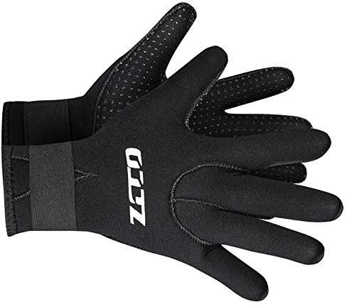 Neoprene Gloves Scuba Diving Gloves Wetsuit Dive Gloves for Men Women Kids, 3MM 5MM Flexible Anti Slip Thermal Five Finger Surfing Glove for Spearfishing Paddling Kayaking Swimming (3mm Black, XL)