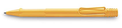 LAMY safari candy Kugelschreiber Sonderedition 221 – Kuli aus robustem ABS-Kunststoff in der Farbe Mango mit ergonomischem Griff und zeitlosem Design – Mit Großraummine – Strichbreite M