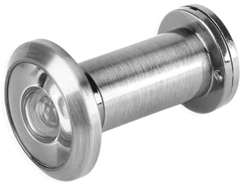 Mirilla Puerta para hojas de puerta de 35-60 mm, Granangular del Alcance de La Puerta de La Mirilla de 220 Grados Visor de Puerta de Seguridad para 1,37 '' - 2,36 '' 0,62 '' de diámetro(Gris oscuro)