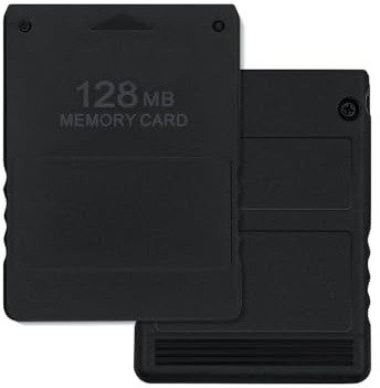 Mcbazel 128MB Memory Card Scheda di memoria di gioco su PS2 Accessori di backup ad alta velocità Scheda di memoria compatibile con il gioco PlayStation 2