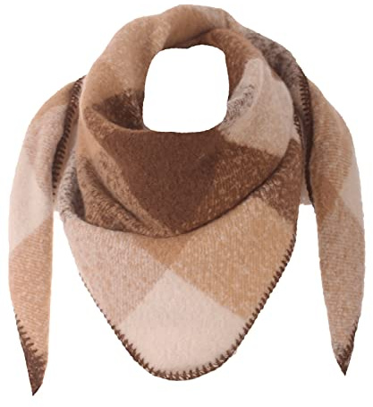 FASHION YOU WANT XXL Schal flauschig schal-tuch damen dicker dreieckstuch groß Wolle UNI Farben kuschelig
