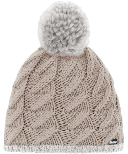 Eisbär Asteria Pompon Mütze Kids White-Brushed Silver/br.Silver 55