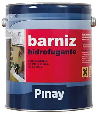BARNIZ HIDROFUGANTE - El Barniz Hidrofugante es un producto que impermeabiliza e hidrófuga todos los materiales minerales utilizados en la construcción - PINAY (15 L)