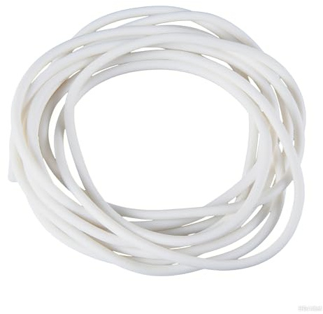Bande d'étanchéité en mousse, 5 m, diamètre : 3 mm, bande d'étanchéité en mousse de silicone, cordon rond pour joints, profilé de remplissage pour bricolage, tuyau, artisanat