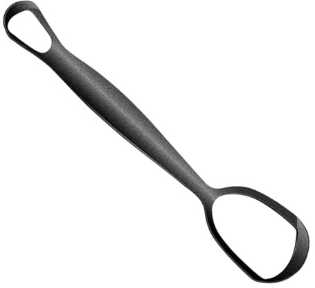 Weqizuerqi Gratte-Langue Pour Adultes - Grattoir à Langue en Acier Inoxydable - Outil de Soin Dentaire en Forme d'Éventail pour Toute la Famille Nettoyage Quotidien