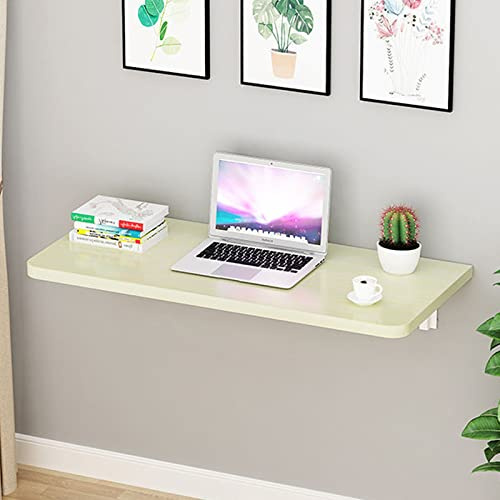 Escritorio plegable de pared que ahorra espacio, mesa flotante para laptop, estación de trabajo compacta, escritorio de pared plegable, escritorio portátil para PC, muebles de oficina en casa, fácil