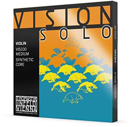 Thomastik VIS100 Infeld Saiten für Violine Vision Solo Satz 4/4 Mittel