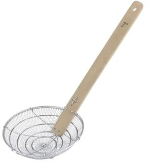 Rosenthal - Sambonet - Drahtlöffel fein / Schöpflöffel - Cucina Etnica - Edelstahl/Bambus - Ø 15 cm