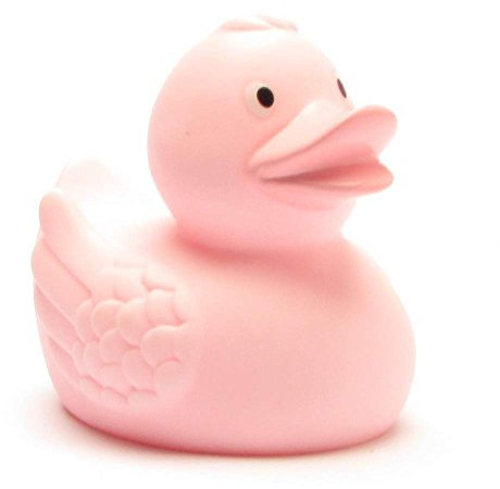 Anatra da bagno Lana rosa pastello