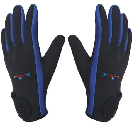 QCHOMEE 3mm Neoprene Wetsuit Gloves - Thermal Diving Gloves for Women & Girls - Anti-slip, Elastic, Ideal for Diving, Surfing, Kayaking, Snorkeling, Sailing, Canoeing & Water Sports