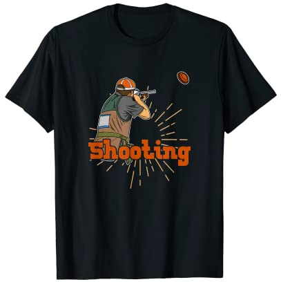 Tiro al plato Tiro al plato Deporte Escopeta Camiseta