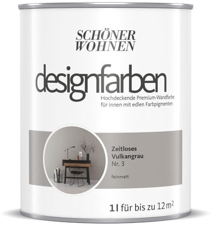 Schöner Wohnen Designfarbe Zeitloses Vulkangrau 1l