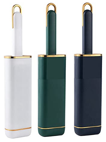 Spazzola Statica per la Rimozione della Lanugine dei Vestiti, Rullo della Spazzola per la Lanugine dei Vestiti in ABS per la Casa (WHITE)