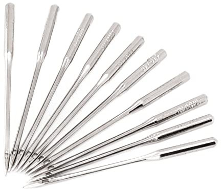 LetCart Percinging Needles Kit Metall-Nähmaschinennadeln HAx1-100/16, 100 Stück, tragbare Haushaltsnähnadeln zum Sticken und Piercen, 16 Größe