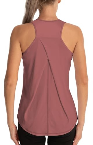 Dawnrole Gym Tops für Frauen ärmellose Yoga Fitness Shirts Racerback Sport Top Frauen
