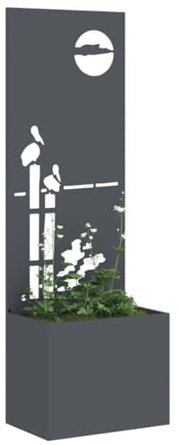 vidaXL Garten Sichtschutz-Leinwand Anthrazit 50 x 32 x 150 cm