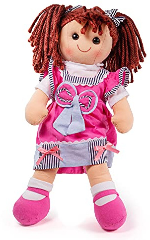 Bigjigs Toys Emma Doll - Large Ragdoll Cuddly Toy