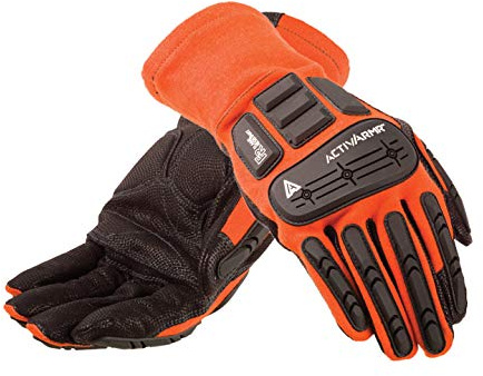 Ansell ActivArmr 97-200 Fines Especiales Guante, Protección mecánica, Negro, Tamaño 11 (9 Pares)