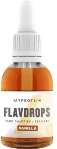 Myprotein FlavDrops Liquid Sweetener | Natural Flavour Enhancer for Protein, Oats, Coffee & More | Sugar-Free & Easy to Mix | Vanilla 50 ml