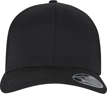 Flexfit Män, 110 trucker, herrmössa, finns i många olika färger, storlekar, en storlek, SVART/SVART, one size